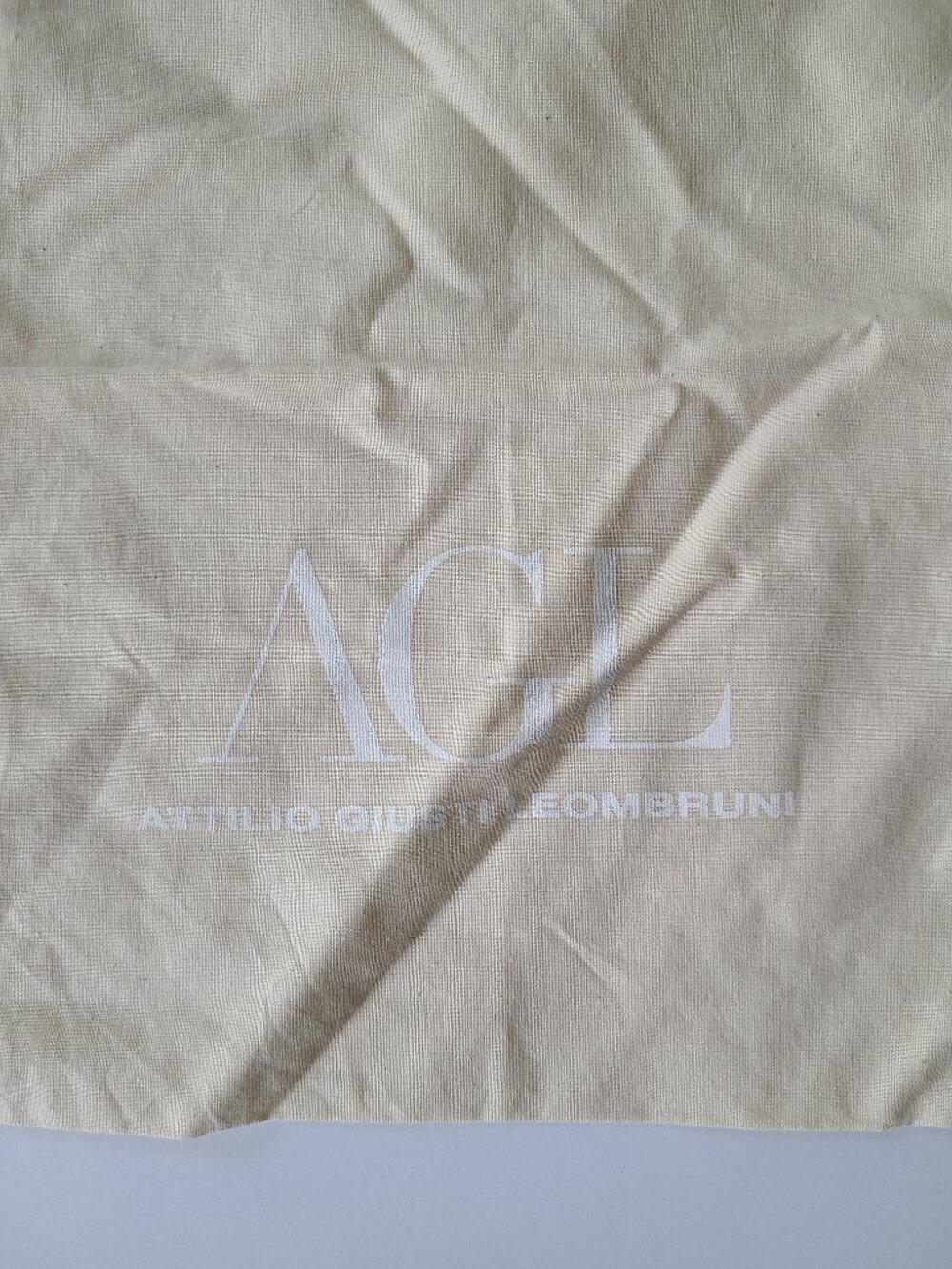 5/$15 1 AGL Attilio Giusti Leombruni Dust Bag 10 x 14 Shoe Purse Drawstring